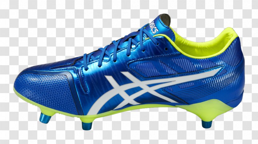 ASICS Boot Rugby Shoe Footwear - Cobalt Blue Transparent PNG