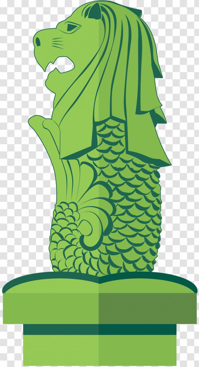 Merlion Vector Graphics Landmark - Plant - National Historic Transparent PNG