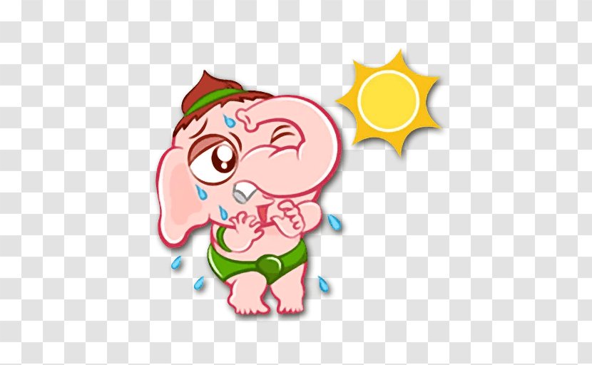 Sticker Telegram Text Emoji - Pink Panther Stickers Transparent PNG