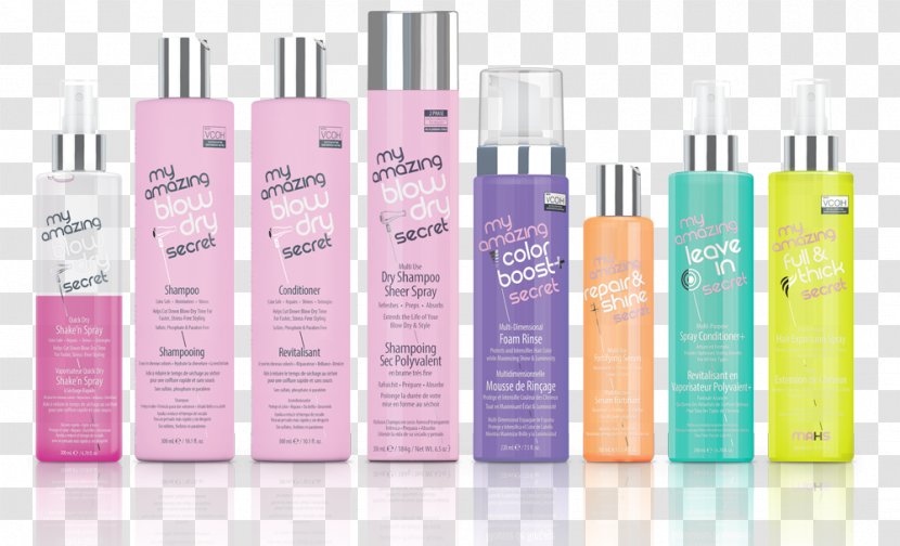 Lotion Perfume My Amazing Blow Dry Secret Quick Shake'n Spray Shampoo Hair Conditioner - Fine Chemicals Inc Transparent PNG