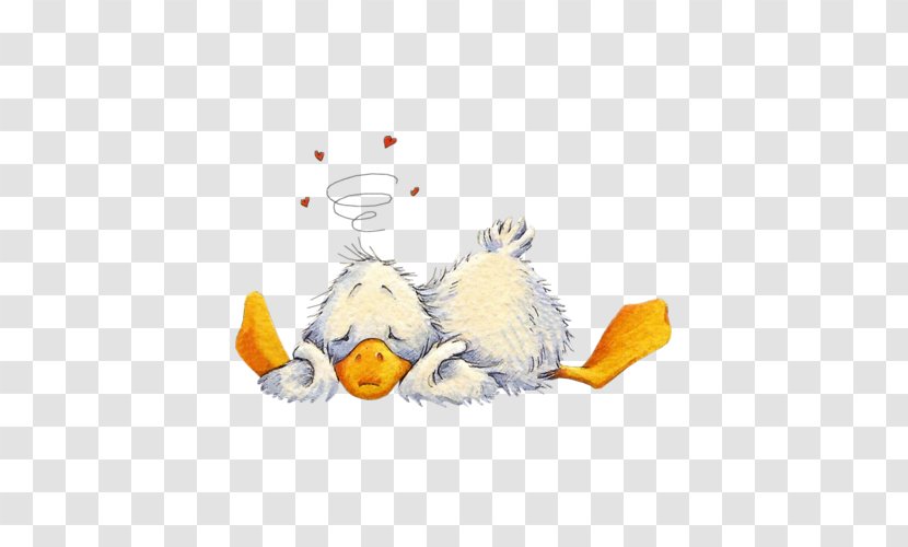 France Morning Dew Night Week - Air - Cartoon Duck Transparent PNG