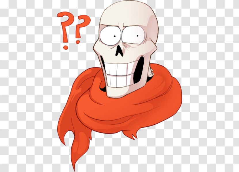 Skull Art - Human - Orange Head Transparent PNG
