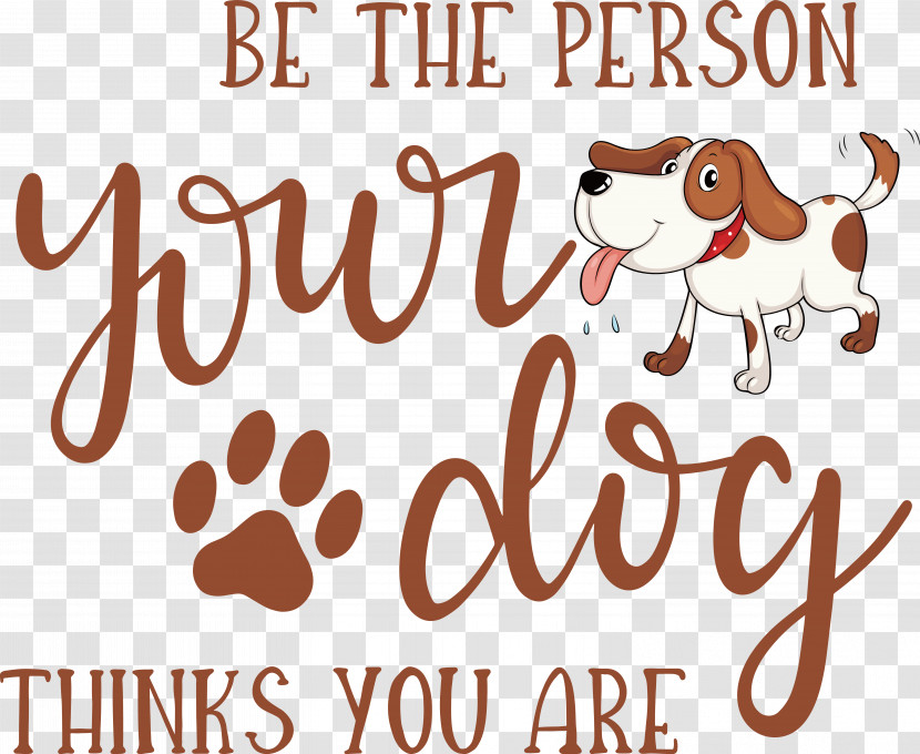 Dog Logo Cartoon Line Happiness Transparent PNG