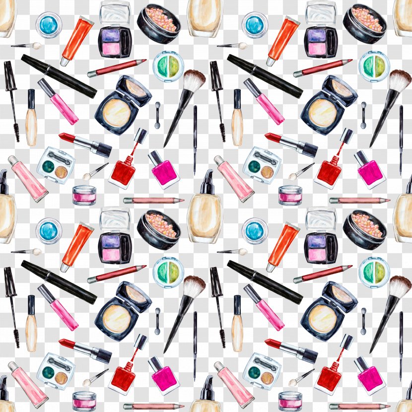 Cosmetics Lipstick Nail Polish Beauty Eye Shadow - Manicure - Creative Makeup Tools Transparent PNG