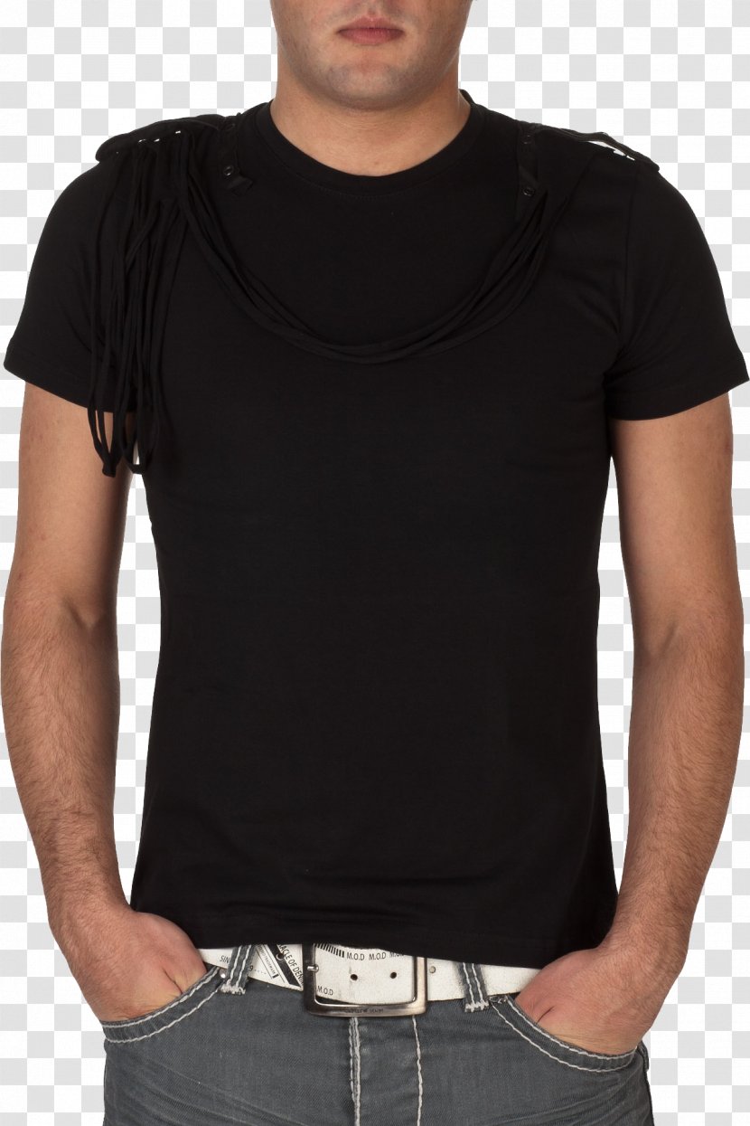 T-shirt Clothing Suit Dress Shirt - Sleeve - Black Polo Image Transparent PNG