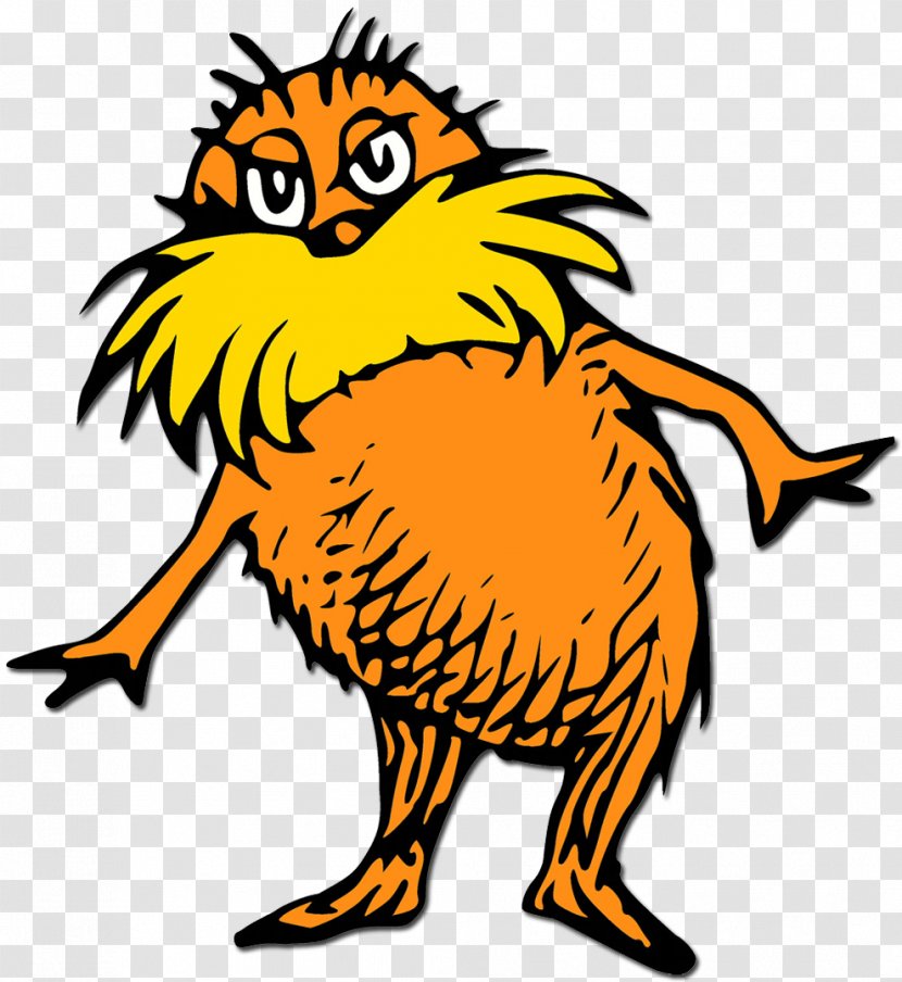 The Cat In Hat Lorax Green Eggs And Ham Once-ler Drawing - Organism - Dr Seuss Transparent PNG