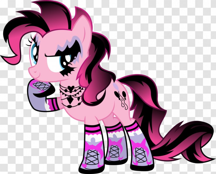 Pinkie Pie Pony Twilight Sparkle Applejack Rarity - Flower - Punk Vector Transparent PNG