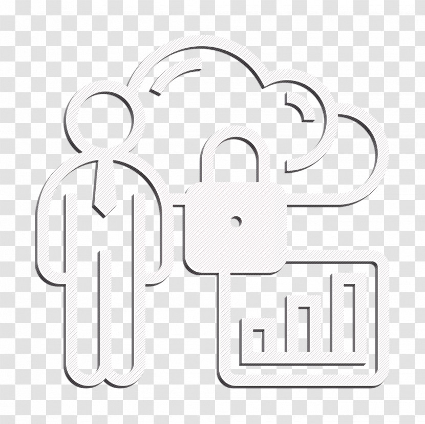 Private Icon Cloud Service Icon Secured Icon Transparent PNG
