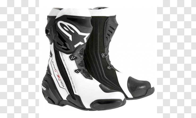 Alpinestars Supertech R Motorcycle Boots Helmets - Sports Equipment Transparent PNG