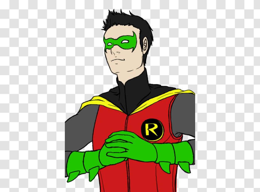 Superhero Glasses Male Clip Art - Eyewear - Damian Wayne Transparent PNG
