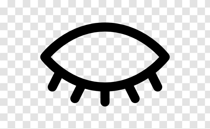 Eye Symbol Black And White Blink Vector Transparent Png