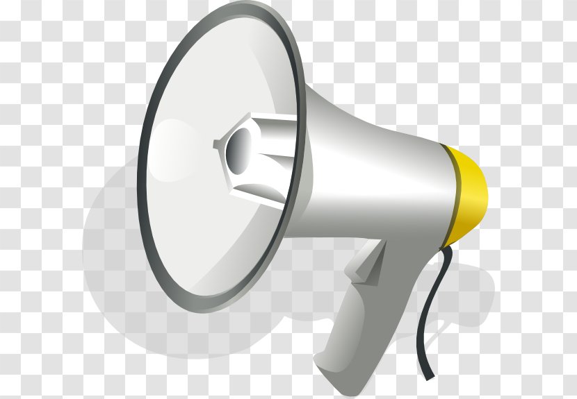 Loudspeaker Speakerphone Clip Art - Pictures Of A Megaphone Transparent PNG