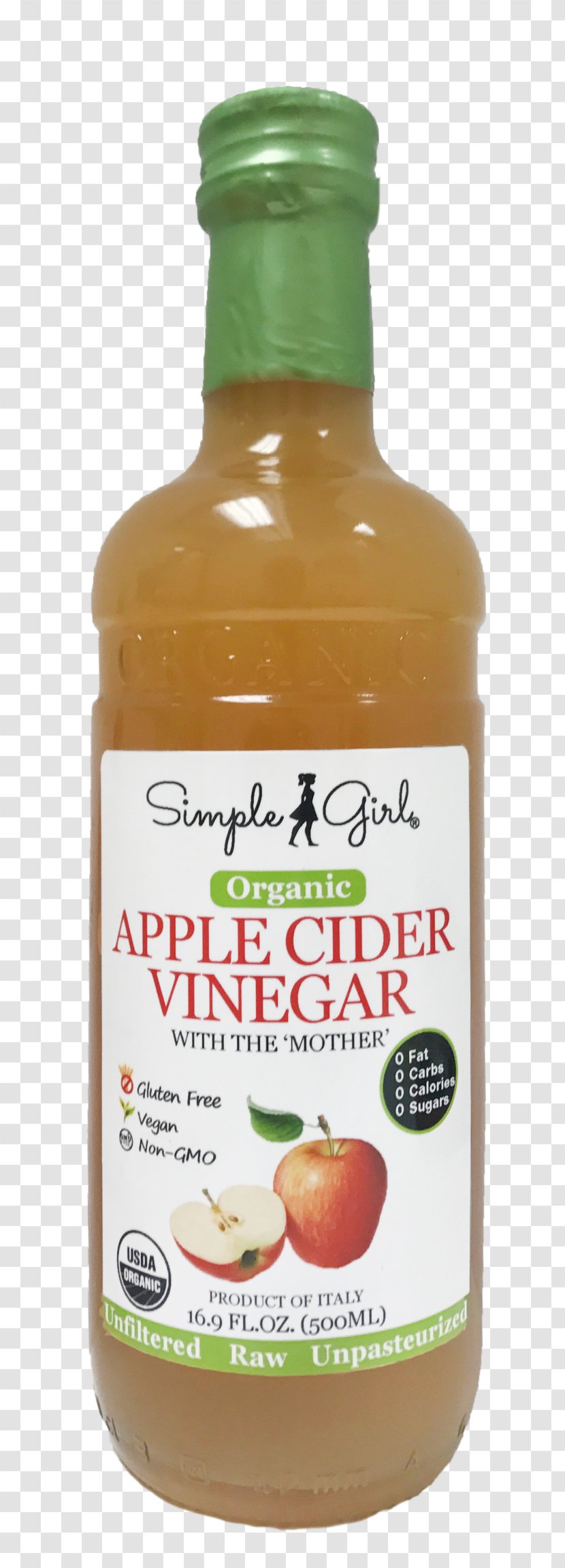 Vinaigrette Organic Food Salad Dressing Apple Cider Vinegar - Sugar Transparent PNG