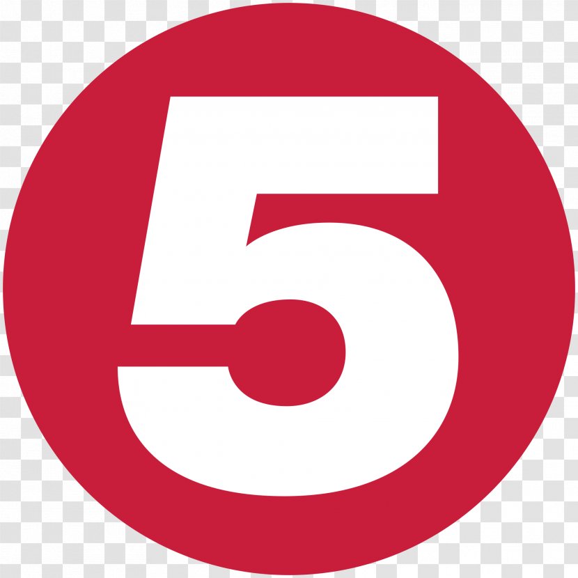 Channel 5 Logo Television Broadcasting - Tv - Number Transparent PNG