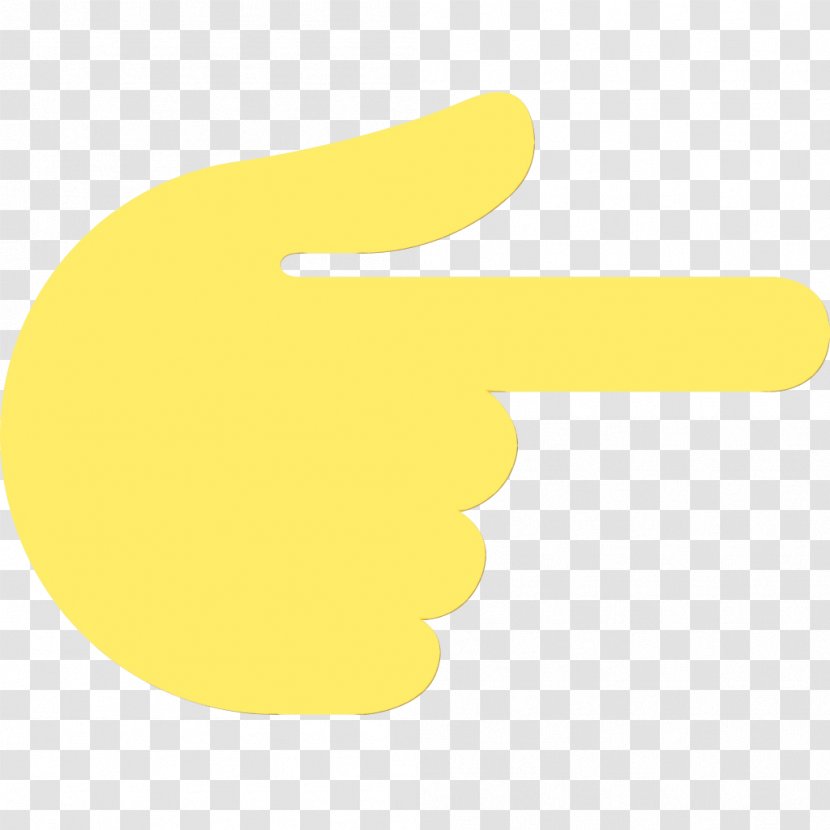 Yellow Background - Finger - Glove Logo Transparent PNG