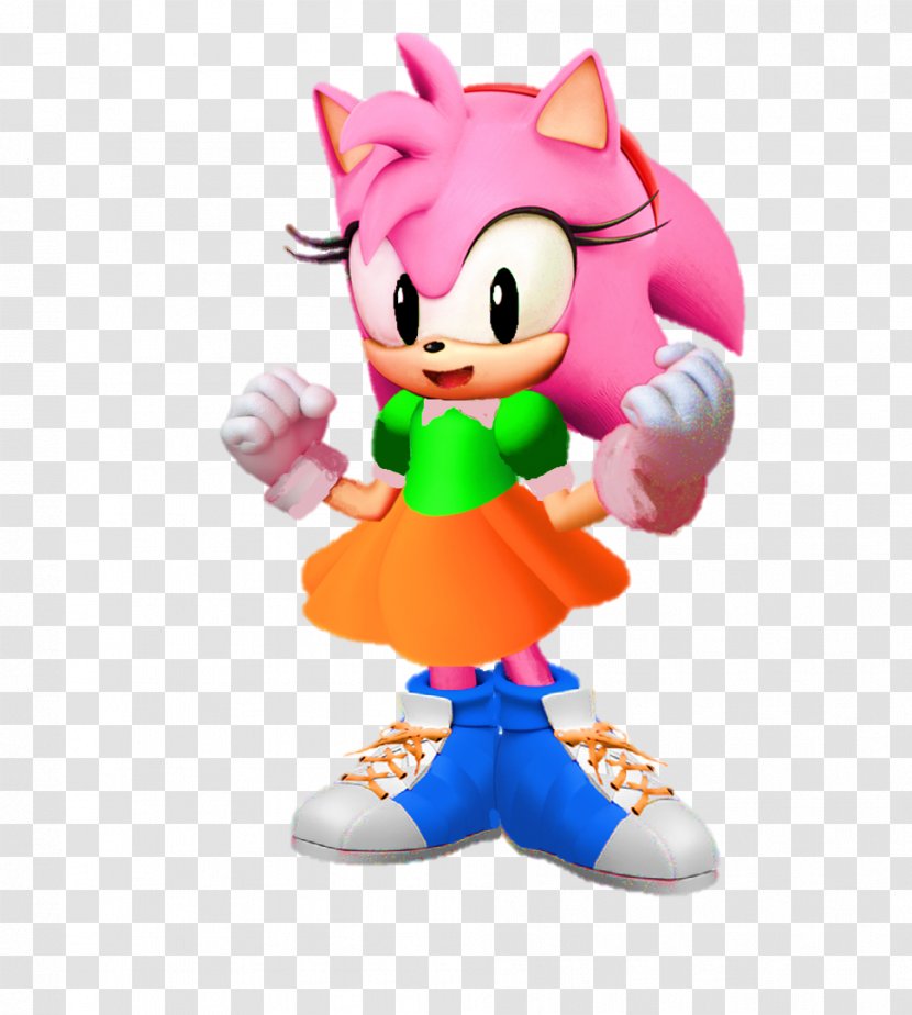 Sonic CD Generations Amy Rose Adventure Chaos - Video Game - Paint Decoration Transparent PNG