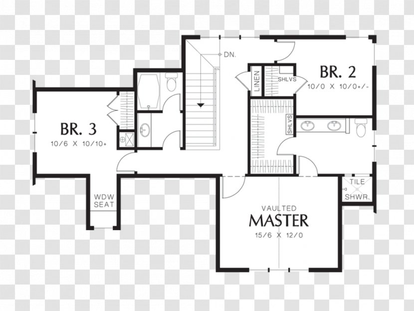 Floor Plan Line - Elevation - Bed Transparent PNG