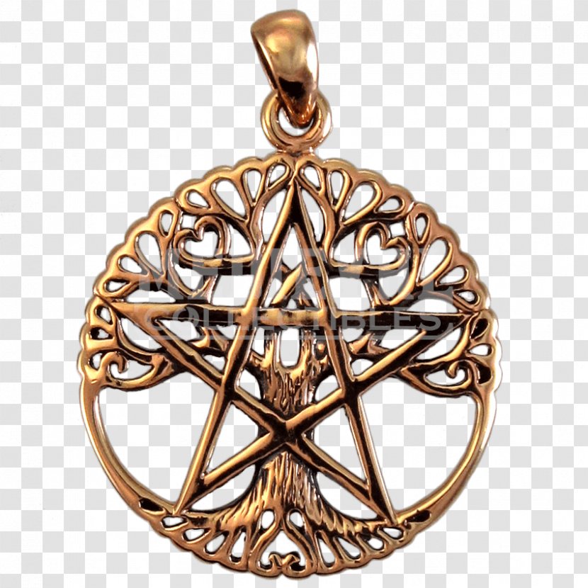 Locket Jewellery Tree Of Life Charms & Pendants Silver - Pentagram Jewelry Transparent PNG