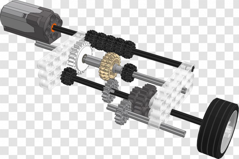 Lego Mindstorms NXT Gear Technic Transmission - Torque - Car Transparent PNG