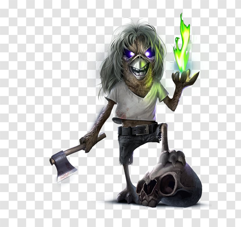 Angry Birds Evolution Eddie Iron Maiden Heavy Metal - Mythical Creature Transparent PNG
