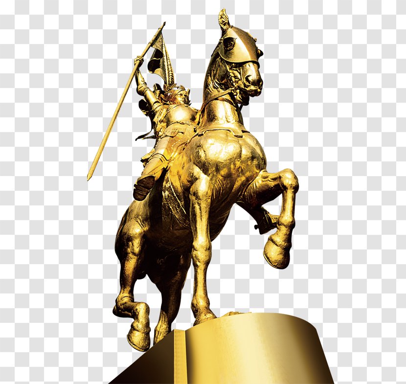 Gold Horse Download - Defensive Wall - Iron Knight Transparent PNG