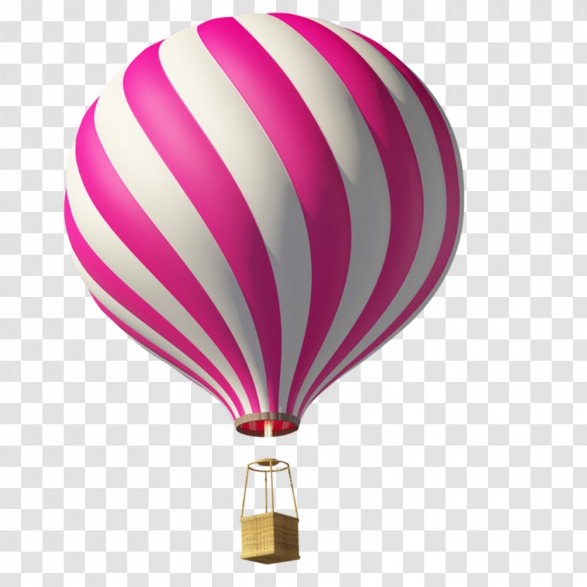Hot Air Balloon Drawing - Floating Transparent PNG