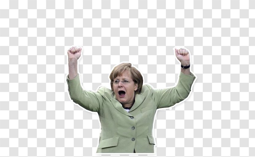 Angela Merkel Sticker Telegram Politician Transparent PNG