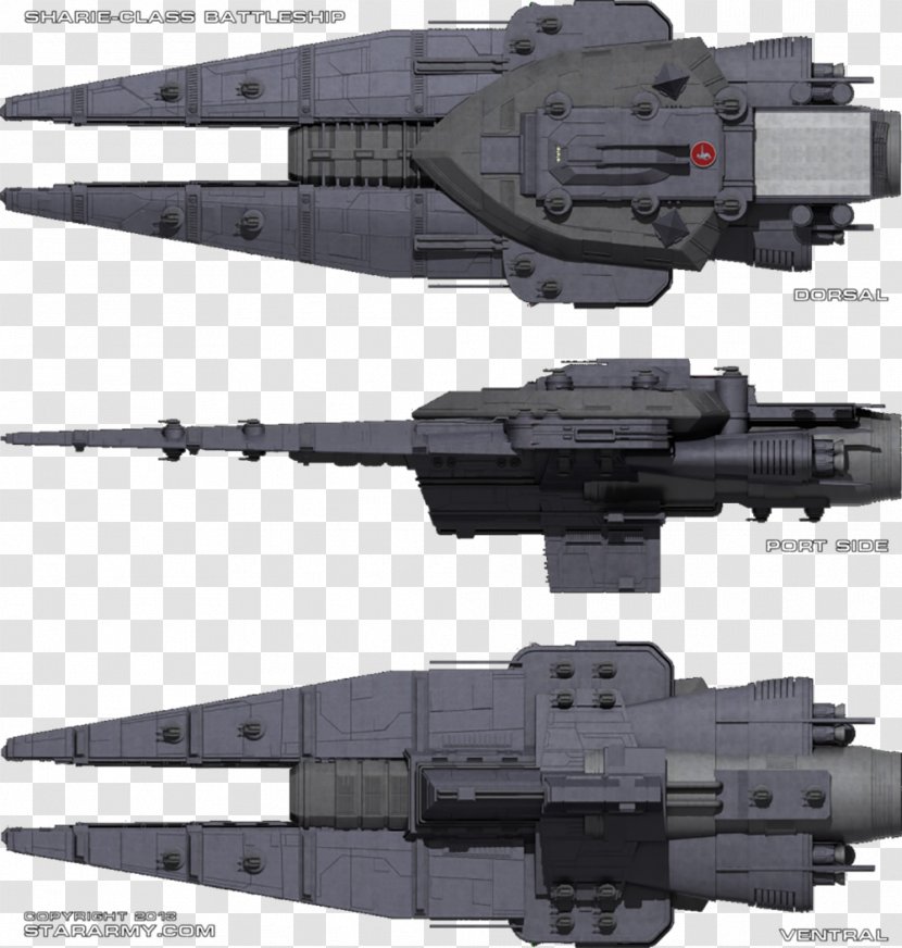 Spacecraft Battleship Starship - Tree - Galacticos,spaceship,Three View,Star Wars Transparent PNG