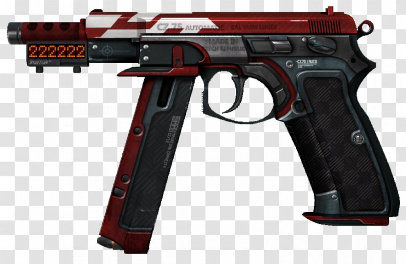 Counter-Strike: Global Offensive CZ 75 TEC-9 Česká Zbrojovka Uherský Brod Pistol - Game - Weapon Transparent PNG