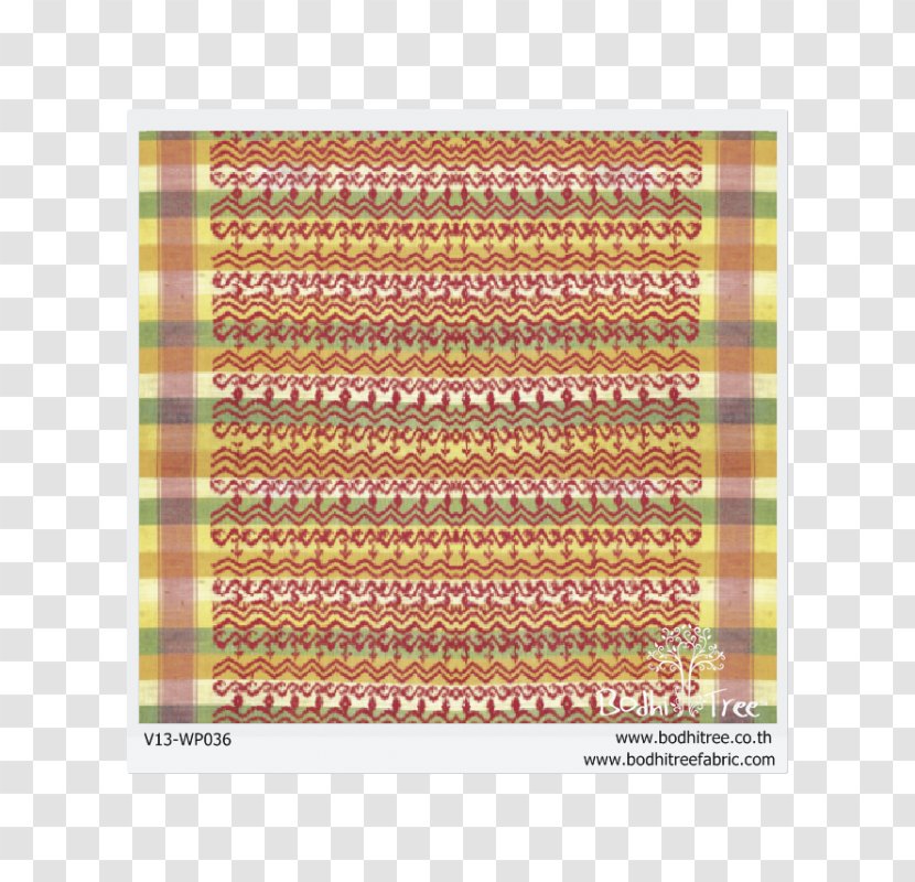 Textile Wall Place Mats Pattern - Thai Graphic Transparent PNG
