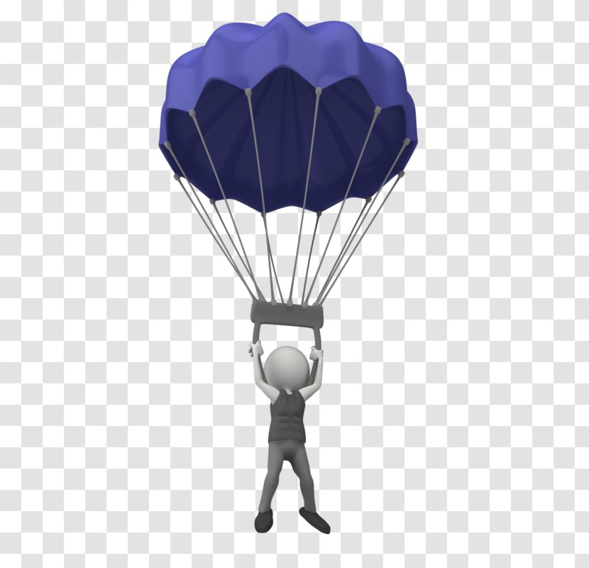 Parachute Parachuting Animation Stick Figure Clip Art Transparent PNG