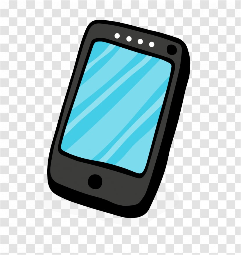 Feature Phone Smartphone Mobile - Accessories - Vector Transparent PNG