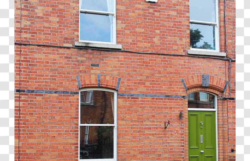 Sash Window Brickwork Facade House - Cottage Transparent PNG