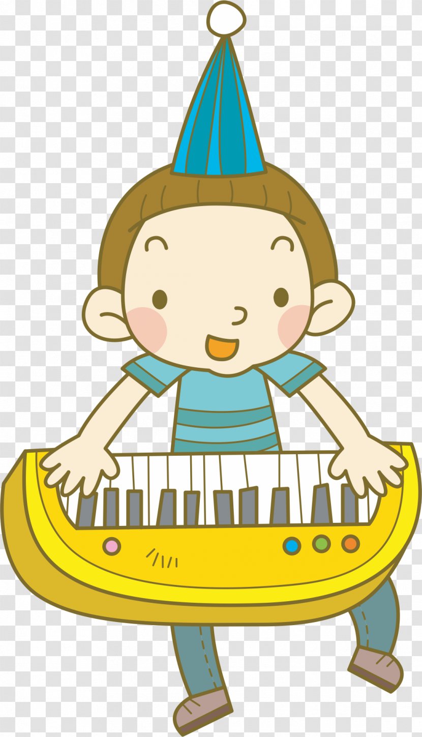 Drawing Cartoon Painting Piano - Tree - Hand-painted Keyboard Boy Transparent PNG