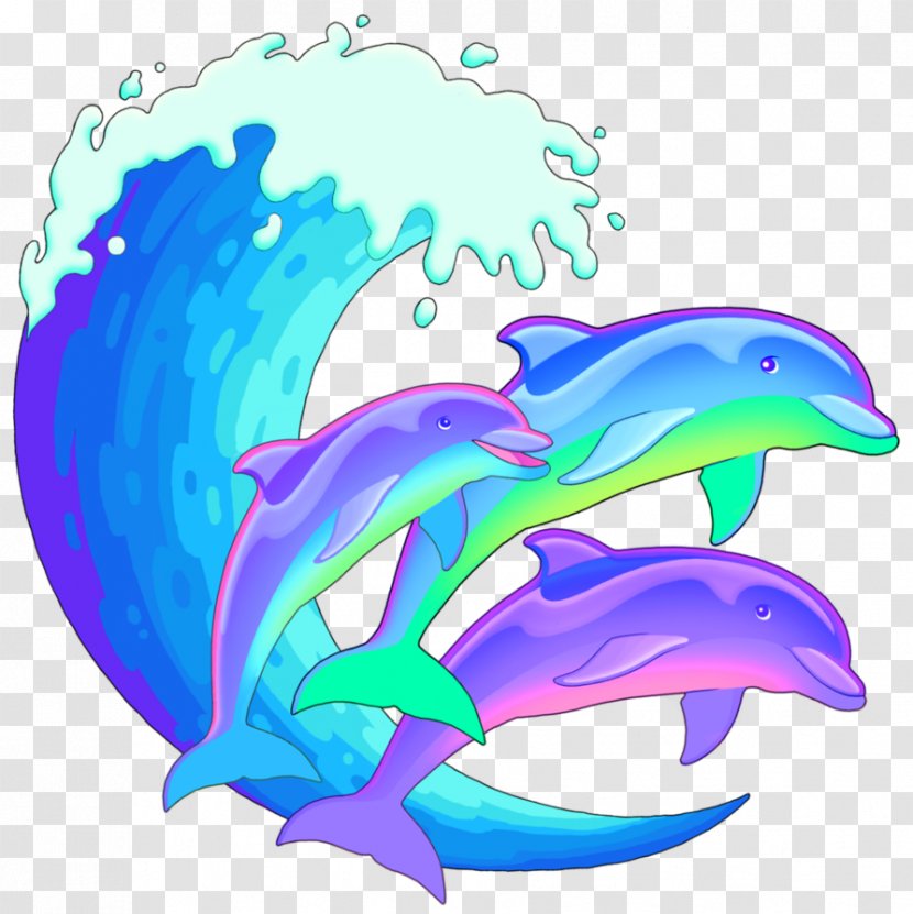 Common Bottlenose Dolphin Clip Art Image Vector Graphics - Animal Figure Transparent PNG