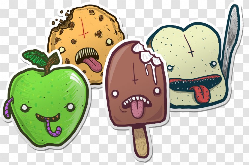 Food Biscuits Sticker Sugar Cookie - Watercolor - Bread Transparent PNG