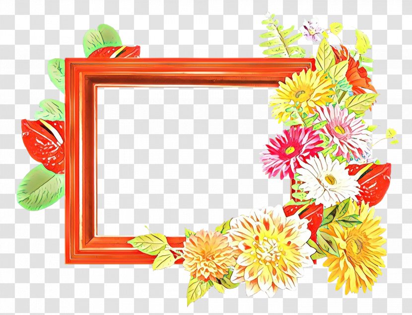 Floral Design Picture Frames Cut Flowers Photography - Wildflower Transparent PNG
