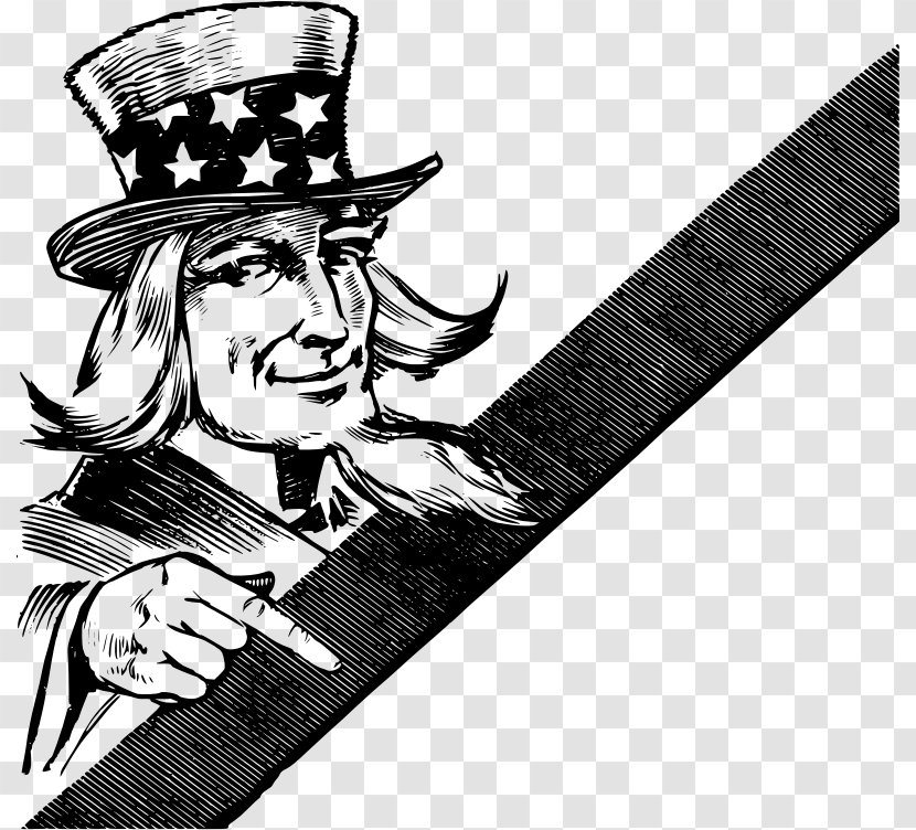 United States Uncle Sam Public Domain Clip Art Transparent PNG