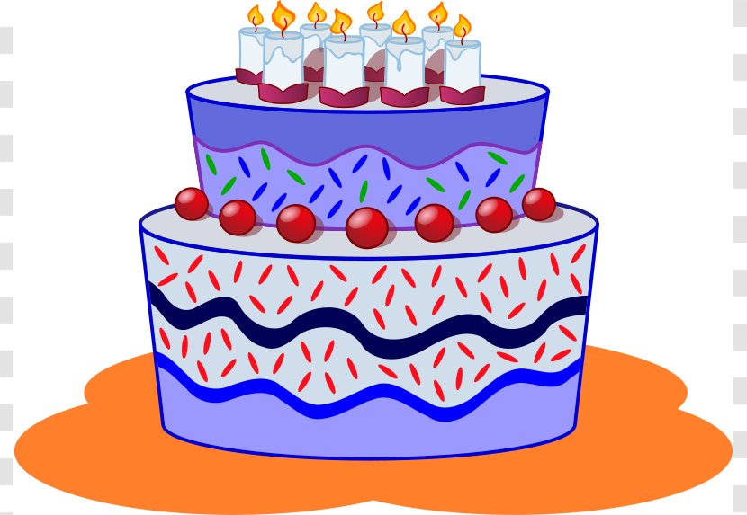 Birthday Cake Cartoon Clip Art - Happy To You - Funny Cliparts Transparent PNG