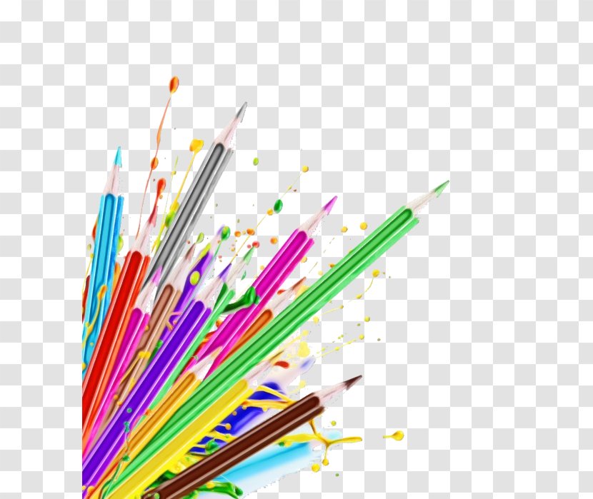 Pencil - Pastel - Stationery Office Supplies Transparent PNG