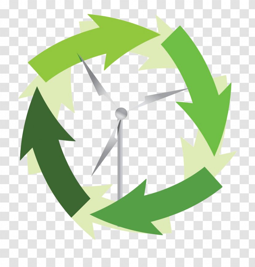 Foreign Exchange Market Currency Illustration - Green Wind Energy Cycle Transparent PNG