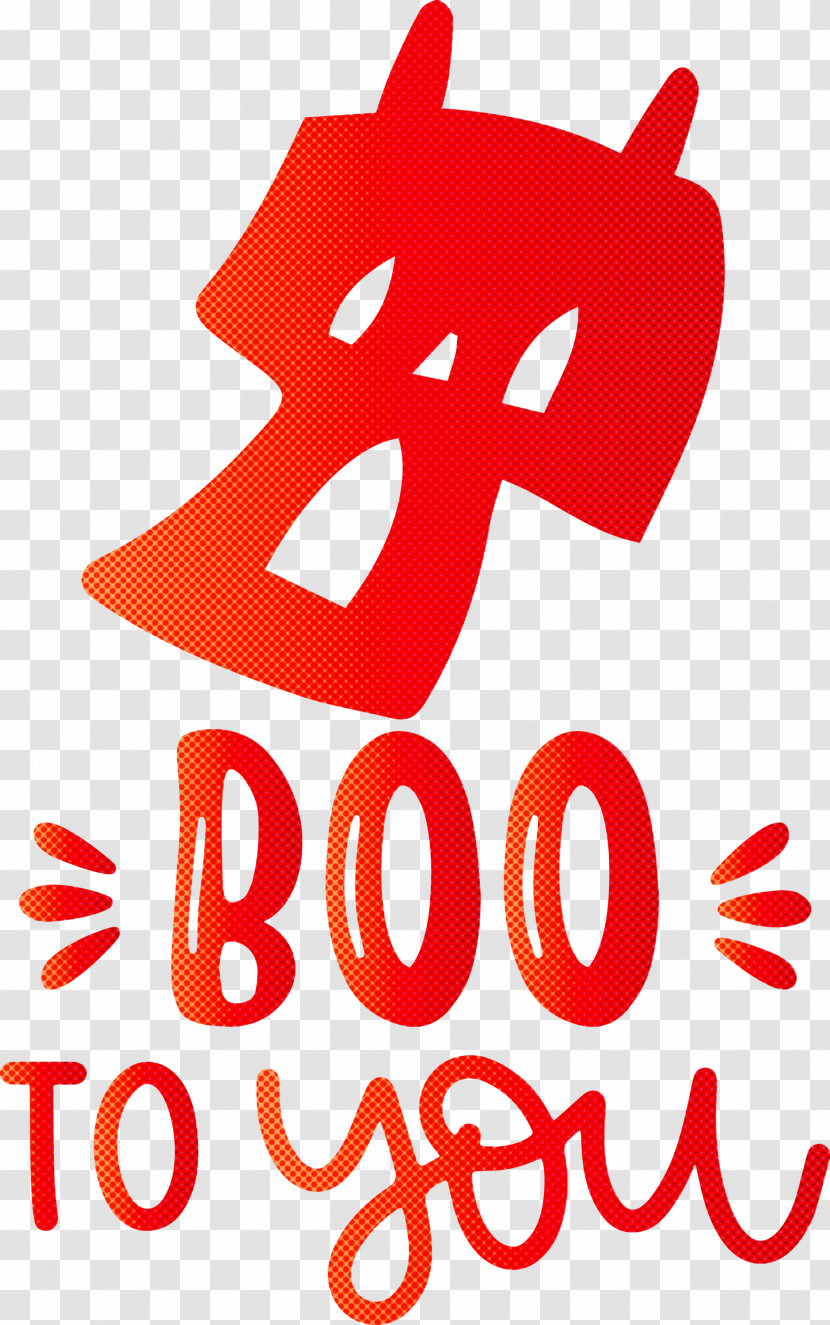 Boo Happy Halloween Transparent PNG