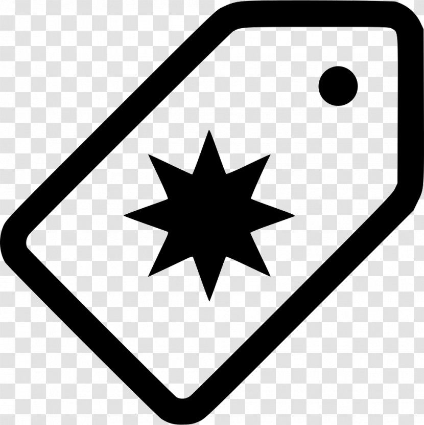 Drawing - Black - Tag Icon Transparent PNG