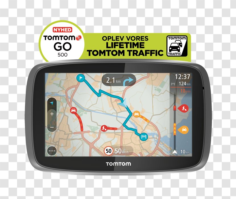 GPS Navigation Systems Car TomTom GO 5000 - Electronics - Gps Transparent PNG