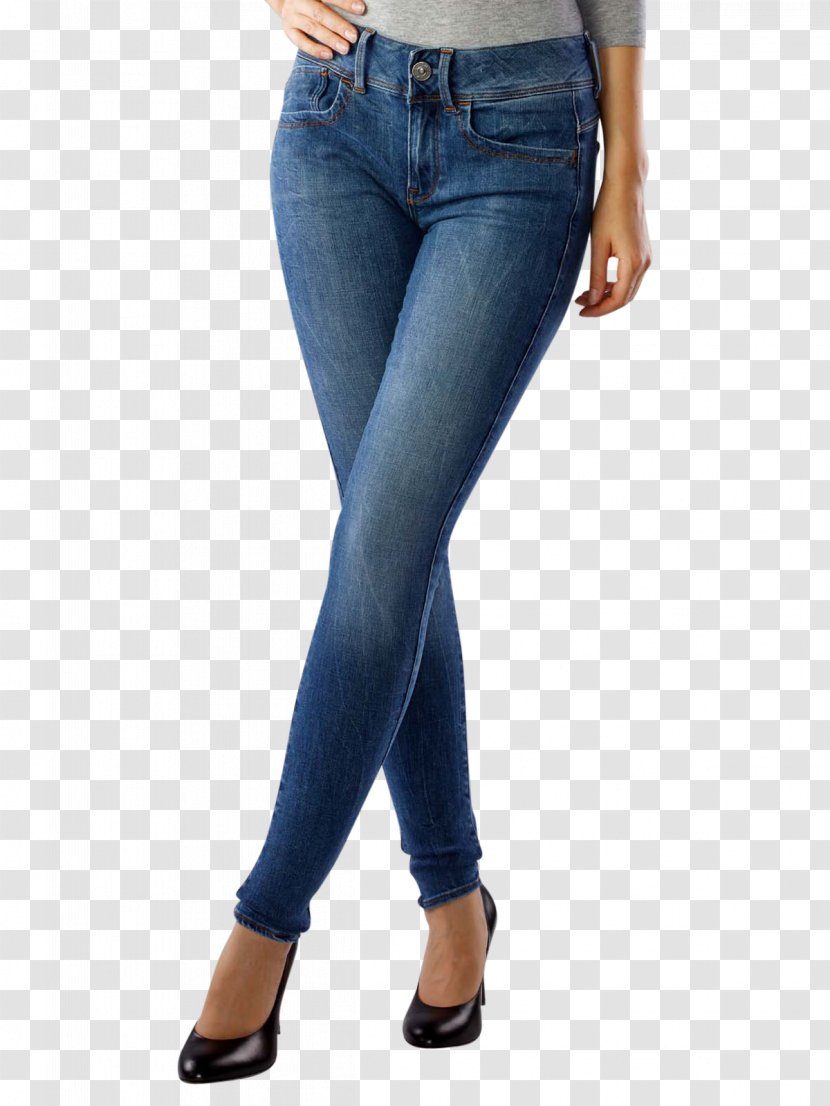 Jeans G-Star RAW Denim Slim-fit Pants Leggings - Cartoon Transparent PNG