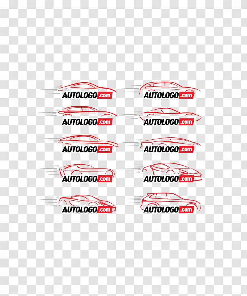 Car Logo - Label - Vector Red Pens Design Transparent PNG
