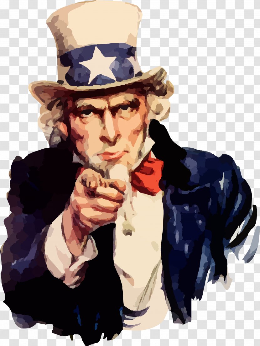 United States Uncle Sam James Montgomery Flagg Clip Art - Poster Transparent PNG