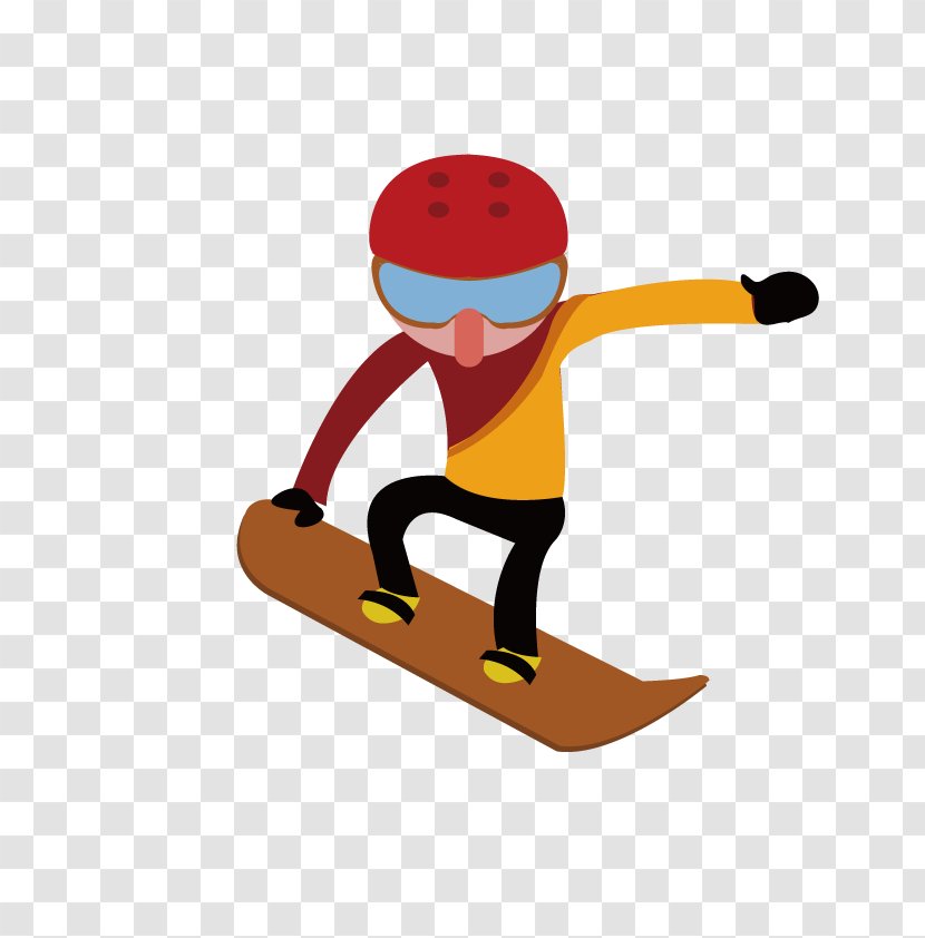 Snowboarding Skiing - Illustration - Vector Snowboard Transparent PNG