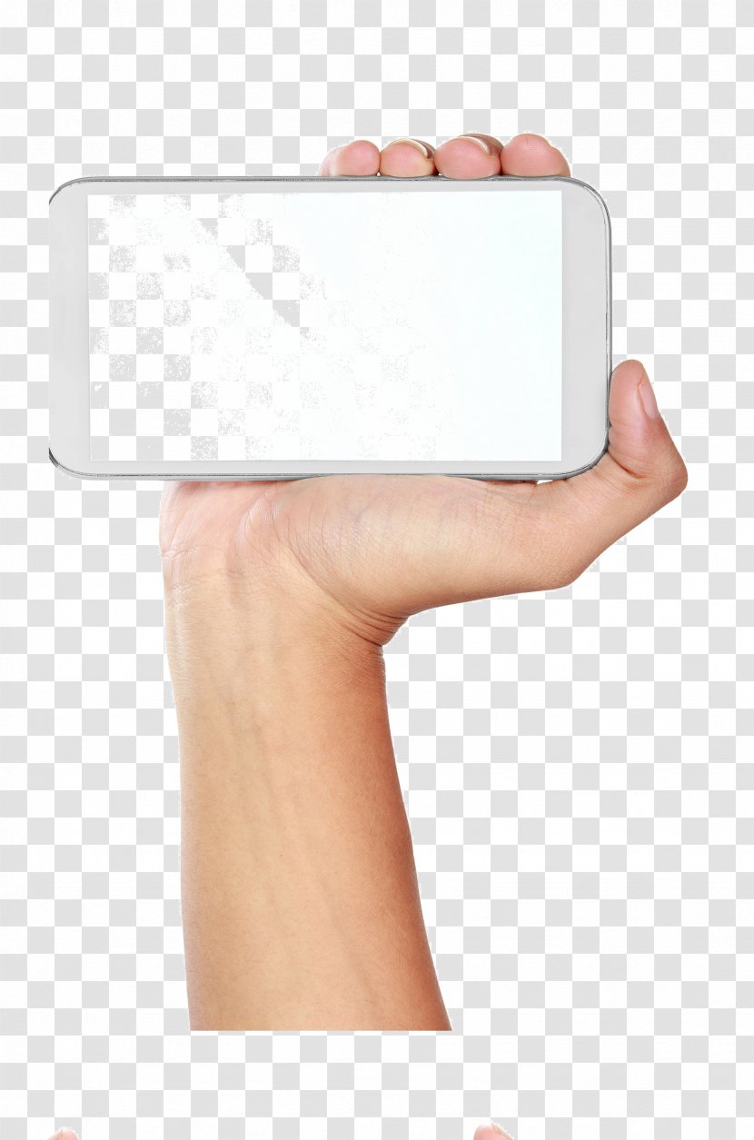 Telephone Gesture - Smartphone - Holding A Cell Phone Transparent PNG