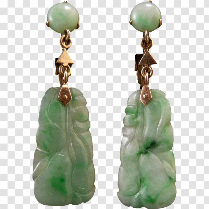 Jade Earring Jewellery - Gemstone Transparent PNG
